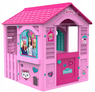 Detský domček, detský stan - Záhradný domček CHICOS s plotom pre deti BARBIE