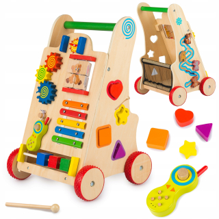 Walker Pachacz Drevená Radenie Educational Trolley
