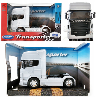 TRAKTOR TIR SCANIA V8 R Kovová stupnica 1:32 Welly