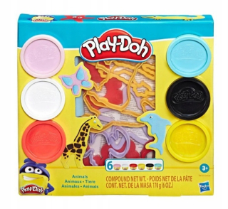 Cesto PLAY DOH MOULD ZVIERATÁ 6 TUB