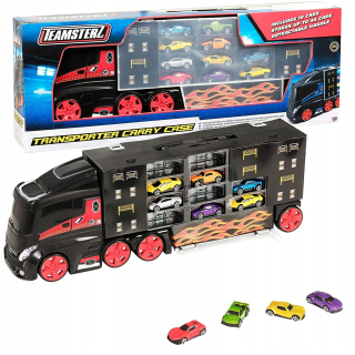Truck Transporter Auto Teamsterer + 10 vozidiel
