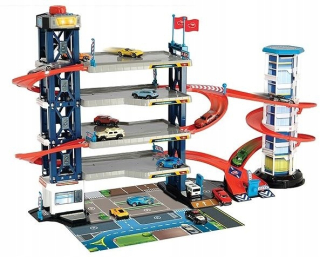 Mesto veľké parkovisko 4 úrovne Garage Simba auto
