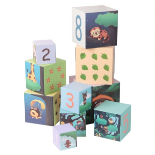 CLASSIC WORLD Puzzle Naučte sa počítať les pyramíd