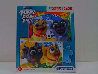 Zajačik Bing - Cle.Puzzle 2x20 Puppy Dog Pals Super Color 24767