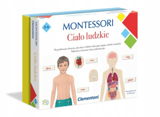 Clementoni Montessori Sada ľudského tela 50095