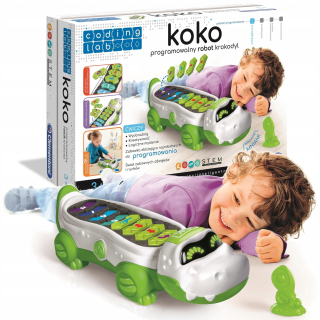 CLEMENTONI PROGRAMOVATEĽNÁ ROBOT KOKO CROCODILE 50108