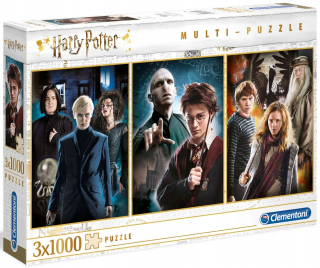 Clementoni 3x1000 elom puzzle set. Harry Potter