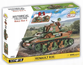 Stavebnica - Cobi Tank Renault R35 French Historical 2553