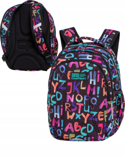 Školský batoh - Coolpack Joy s mládežníckym batohom abeceda