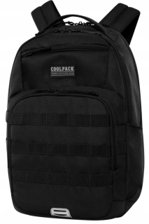 Školský batoh - Coolpack mládežnícka batohová armáda čierna čierna