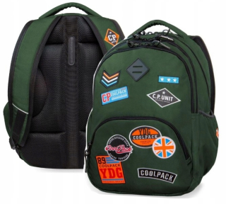 Školský batoh - Coolpack mládežnícky batoh patch +zadarmo 4
