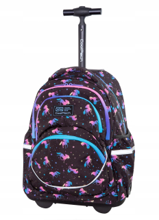 Školská taška, batoh - Batoh na kolieska 27L Dark Unicorn