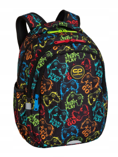 Školský batoh - Coolpack School Batoh pre chlapcov hrania podložky