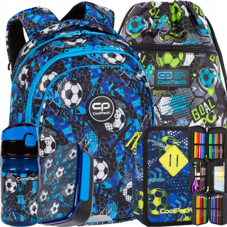 Školský batoh - Coolpack School Batoh pre chlapec futbal 5 el