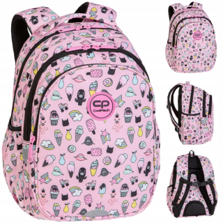 Školský batoh - Coolpack Jerry Pink Youth School Batoh