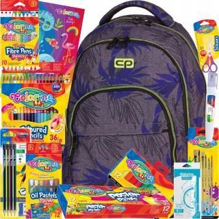 Školský batoh - Coolpack batohová školská taška set lackety