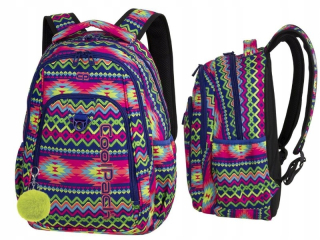 Školský batoh - Coolpack boho batoh +pompom pre dievča