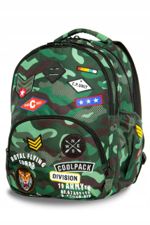 Školský batoh - Coolpack Bentley Camo Youth School Batoh