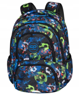 Školská taška, batoh - Coolpack Spiner M Školské batoh 24L Futbal Blue