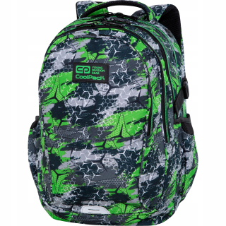 Školský batoh - CP COOLPACK ZELENÝ TRIOZELENÝ BATOH
