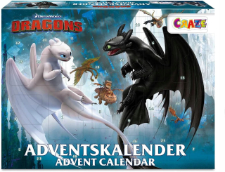 CRAZE adventný kalendár Dragons 3 Dragons