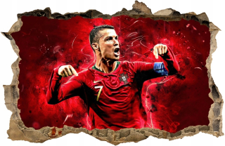 Samolepky do detskej izby - Cristiano Ronaldo Wall Sticker 50x33 #179