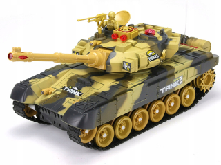 ovládanie tanku Remote LED XL RC 9993 vojna Tank