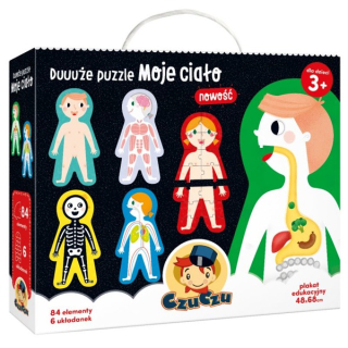 Neha duuuże puzzle moje telo 84 prvky +3