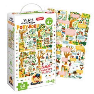 ČZU ČZU Puzzle Pozorovacie SEASONS 4 roky