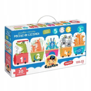 Tender puzzle s kľúčovým otvorom pre počítanie 30 el
