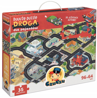 Czúcz DUUUŻE PUZZLE 35 El. CESTA NA VOZIDLA