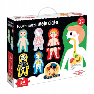 Czúcz Big Puzzle Moje telo pre deti +3