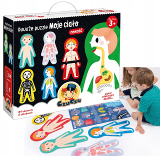 Cítim moje telo veľké puzzle 47cm 84el. + Plagát +3