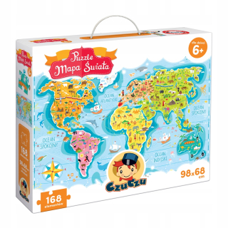 Czúcz Puzzle 168 Elements World Map