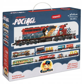 Czúcz PUZZLE 5+ layout VLAKY 104 490 715 EL