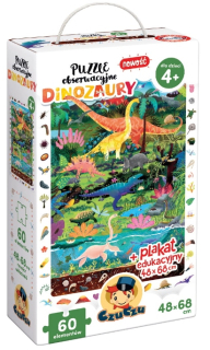 Pozorovanie 60EL Czúcz PUZZLE DINOSAURS 6715621
