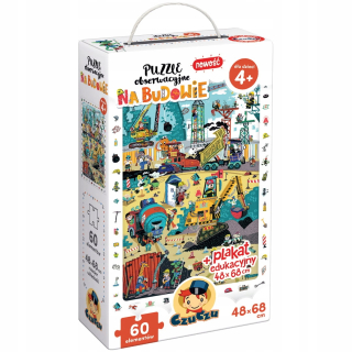 Czúcz Pozorovanie puzzle pre stavebníctvo 4+