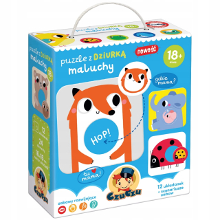 Czúcz Puzzle s otvorom na malé zvieratá + 18 m-m