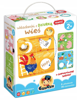 Czúcz puzzle s otvorom 2lata +
