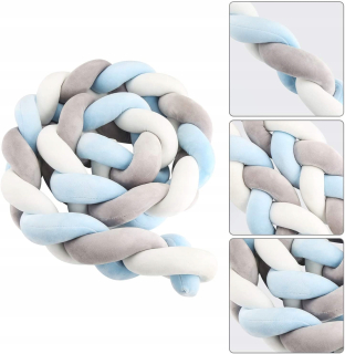 Chránič do detskej postielky - Carlijnq 220 cm cot chránič craid