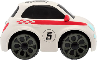 Chicco Fiat 500 Sport s diaľkovým ovládaním RC white (07275)