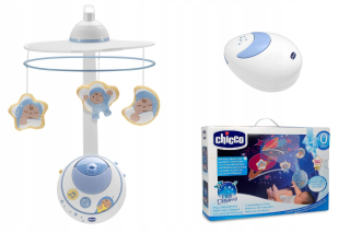 Chicco dieťa na kolotoč projektora MAGIC STARS
