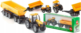 Traktor JCB traktor s Toy Trailer 1:87 3+