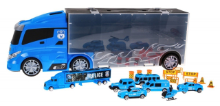 Policajný kamión Truck Transport + Car
