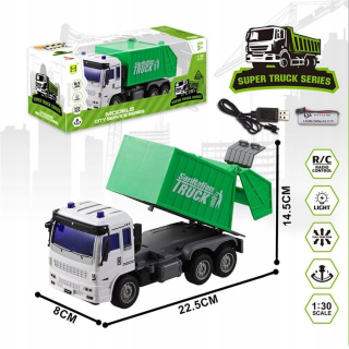 Smetiarske auto R / C diaľkový ovládač 0593