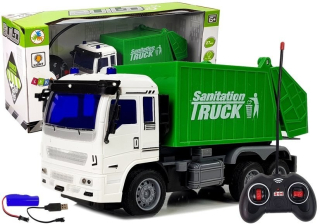 Truck smetiarske auto diaľkovo ovládať svetla
