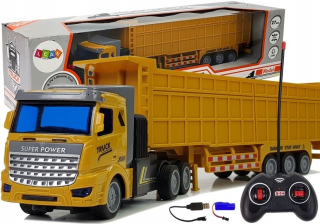 Nákladné automobily s veľkým prívesom diaľkovo ovládať 27 m