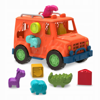 Truck Safari a triedič 2v1 B.Toys auto