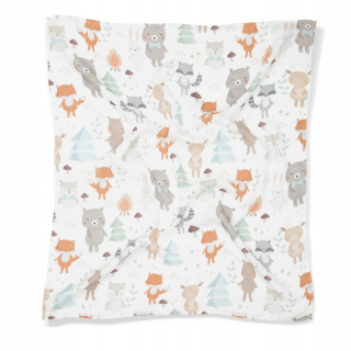 Prikrývka, prehozy na posteľ - Latte Botanic letná prikrývka 60x70cm - Velvet