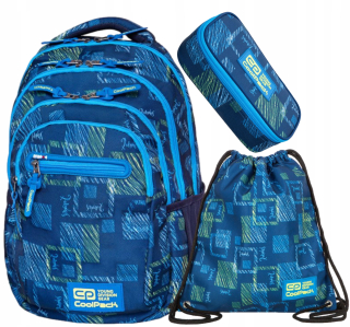 Školský batoh - Coolpack Backpack College Tech Peruzka v taške